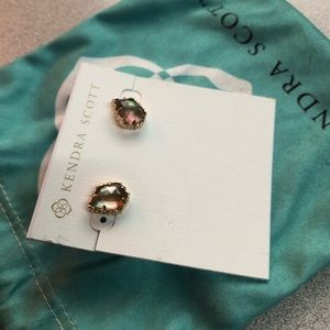 Kendra Scott Tessa Brown Mother of Pearl Earrings